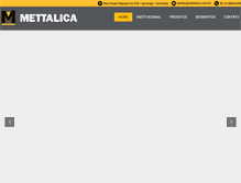 Tablet Screenshot of mettalica.com.br